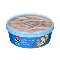 Seafood cocktail in brine “Morskoj miks”